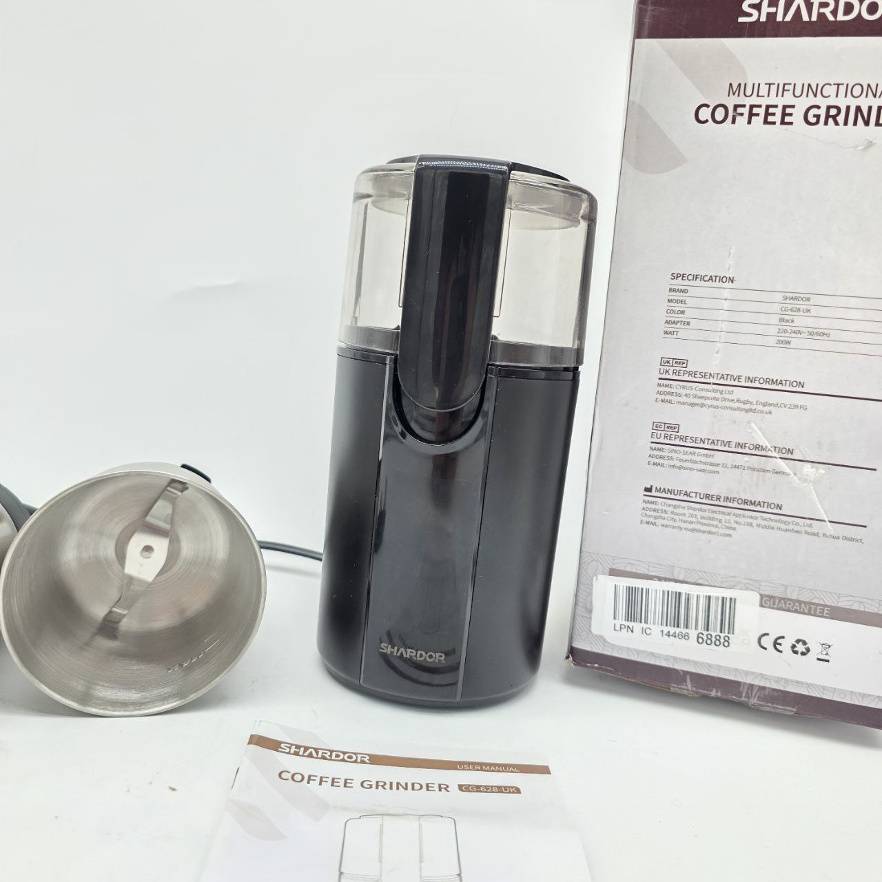 SHARDOR Electric Coffee and Spice Grinder 2 Bowls for Wet and Dry Grinding 70g