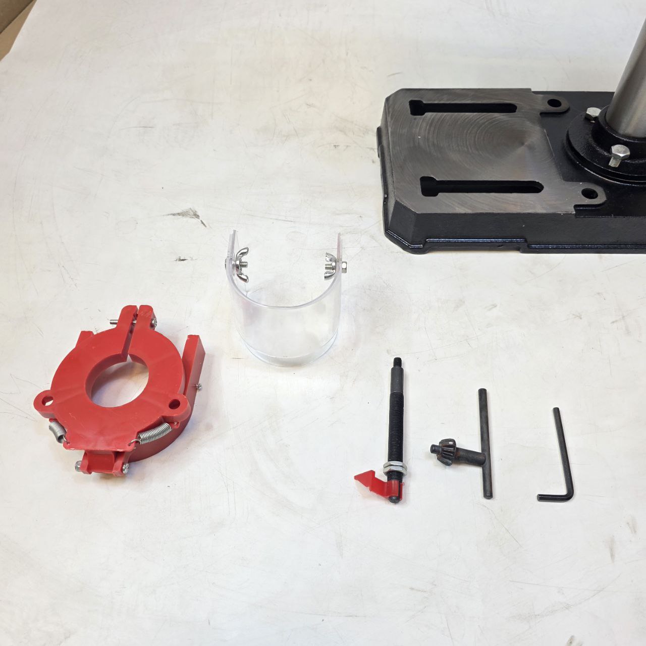 Mini Bench Drill Press 350W  5-Speed Pillar Drill with Cast Iron Base 220V