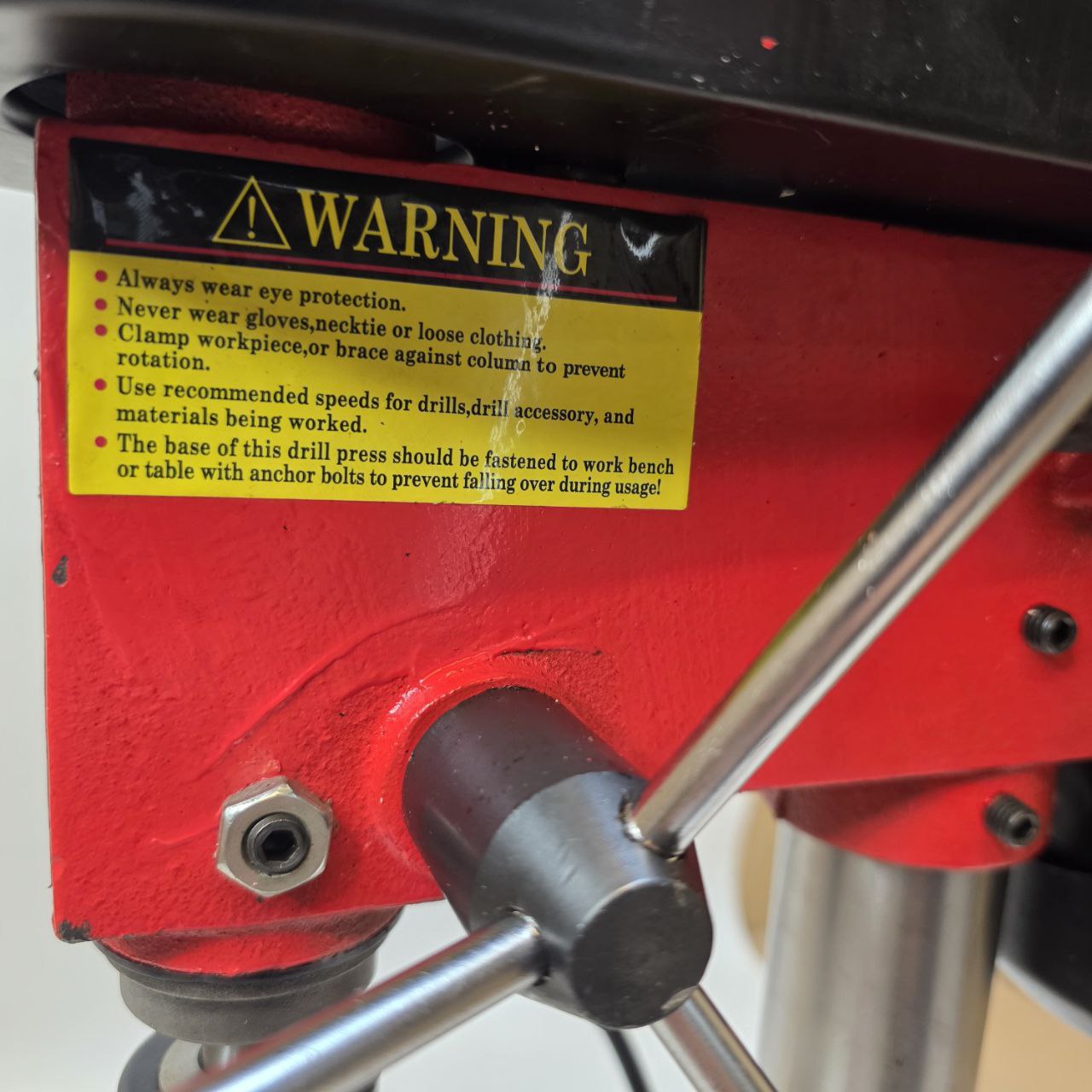 Mini Bench Drill Press 350W  5-Speed Pillar Drill with Cast Iron Base 220V