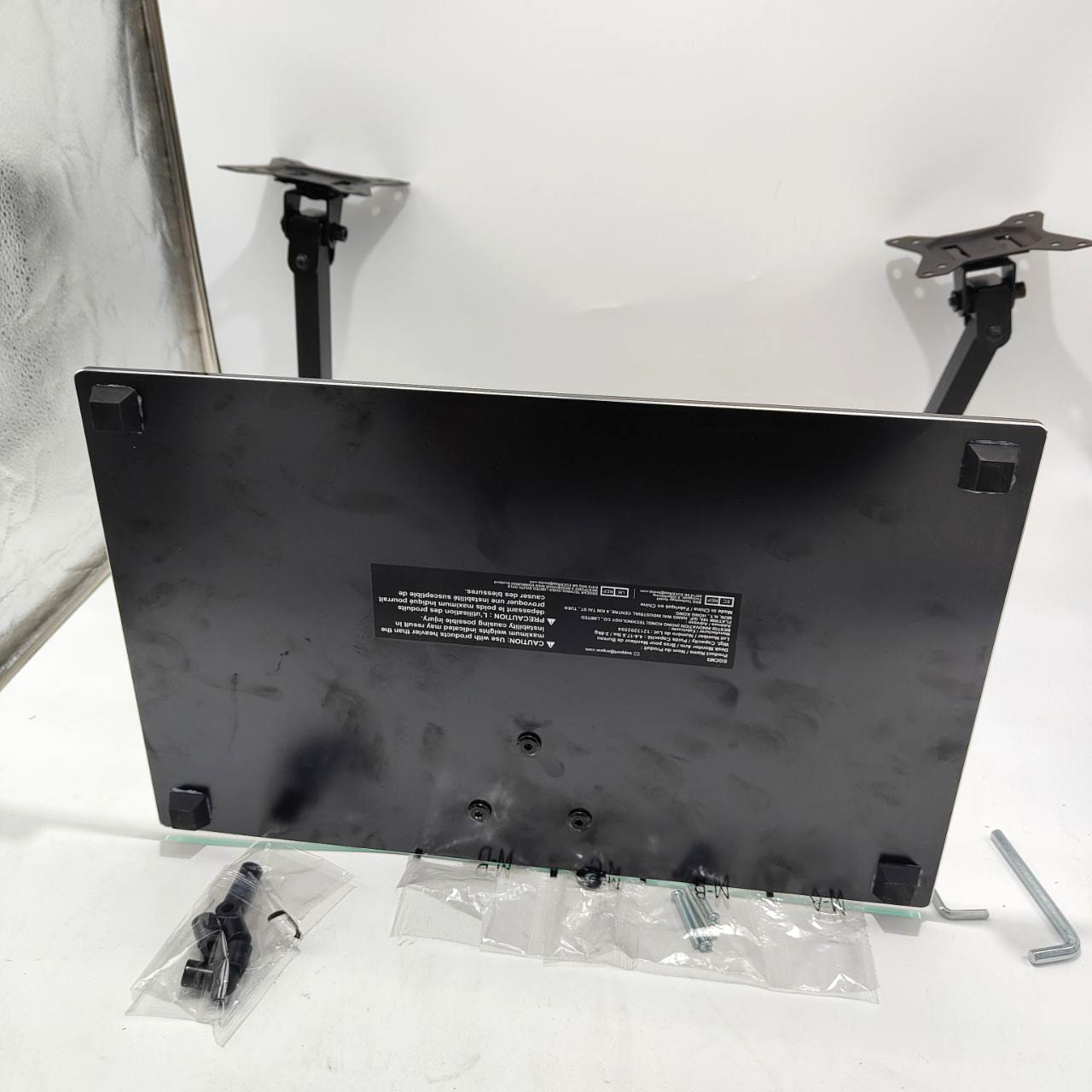 Dual Monitor Stand 13 to 32 Inch Freestanding Dual Arm Adjustable ErGear