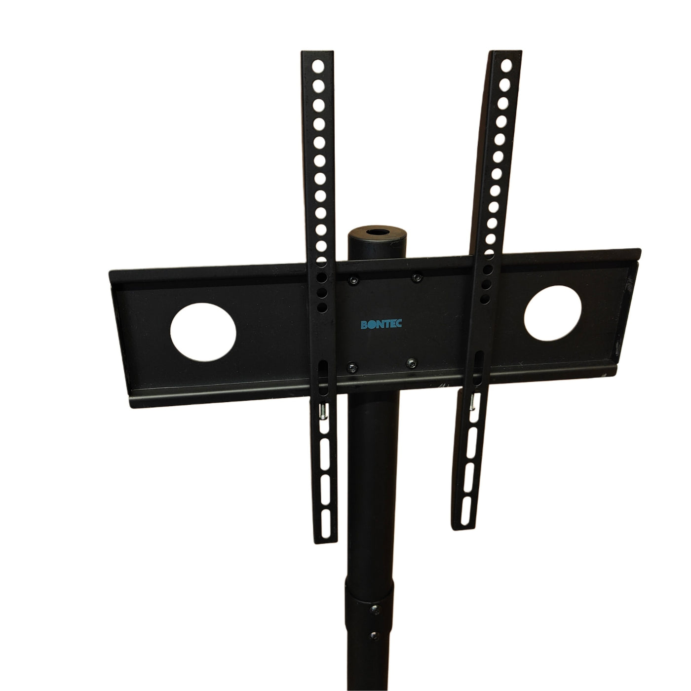 Mobile TV Stand on Wheels 23 to 60 Inch Height Adjustable Shelf BONTEC