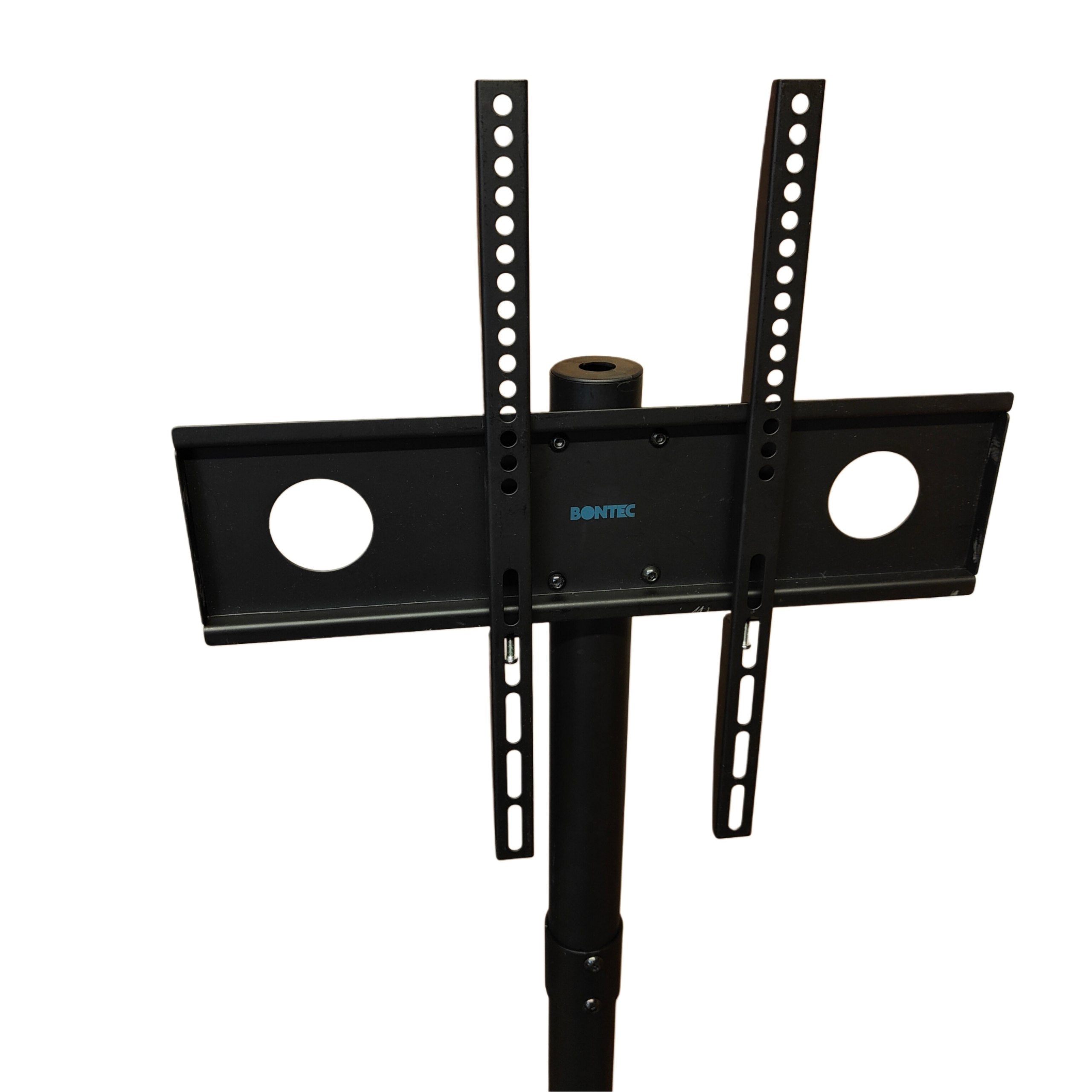 Mobile TV Stand on Wheels 23 to 60 Inch Height Adjustable Shelf BONTEC