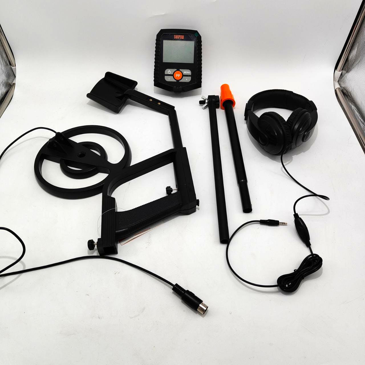 Metal Detector Waterproof Gold Detecting LCD Display 4 Modes SUNPOW