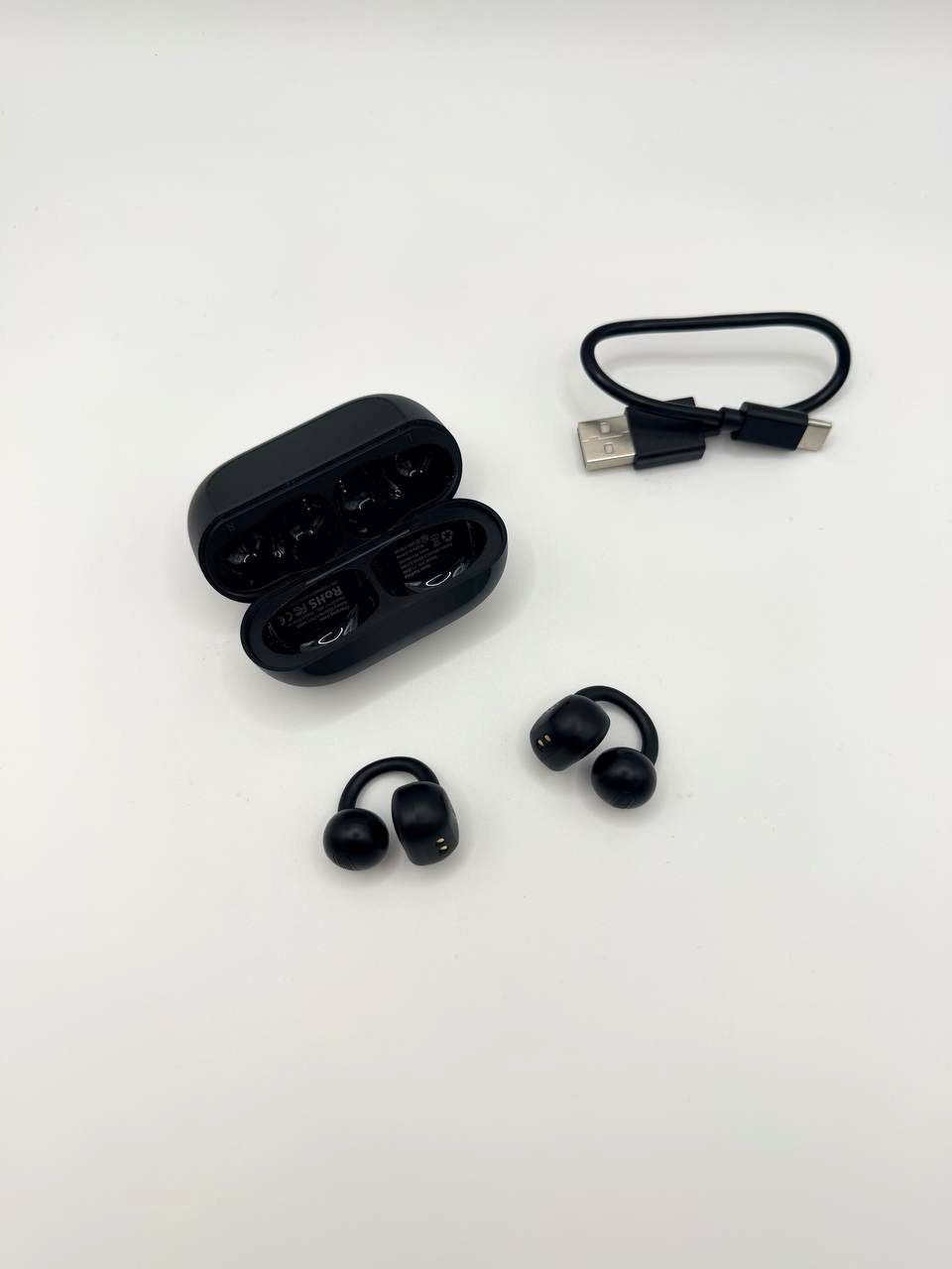 Open Ear Headphones Clip On Wireless Earbuds 40H Playtime Bluetooth TOZO