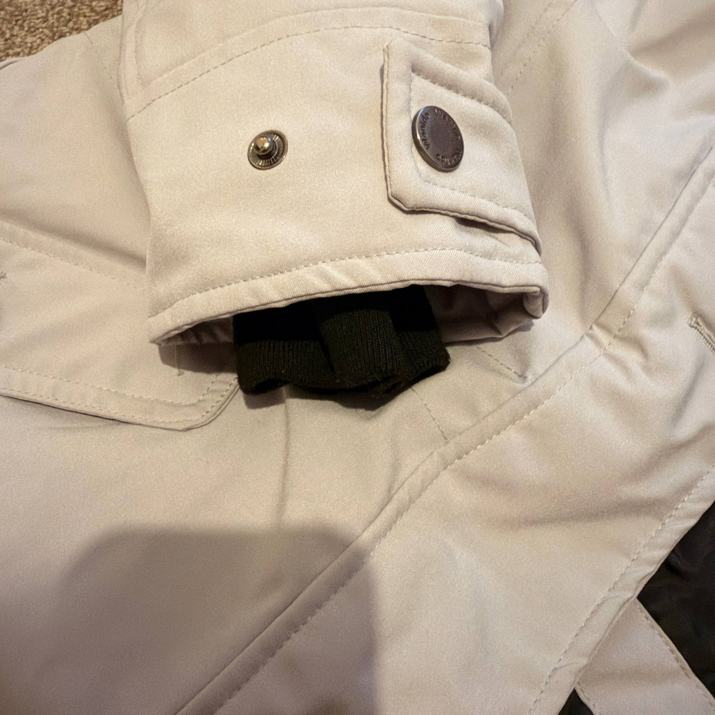 Womens Winter Parka Coat Waterproof Hooded Long Jacket Wantdo, Grey Size M