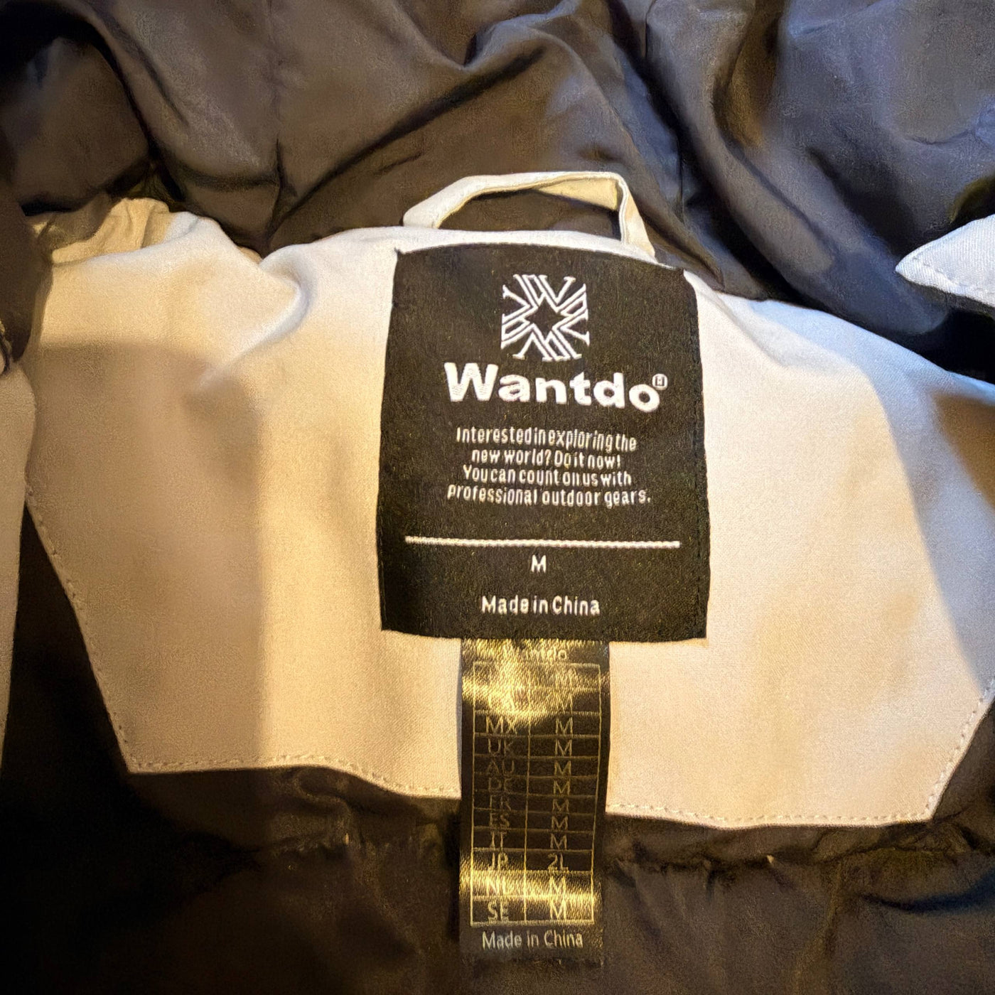 Womens Winter Parka Coat Waterproof Hooded Long Jacket Wantdo, Grey Size M