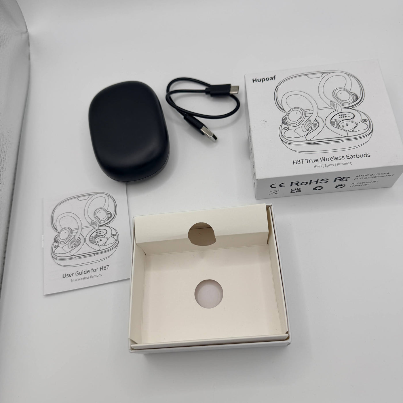 Wireless Sport Earbuds Bluetooth 5.4 Deep Bass 50H Playtime Headphones