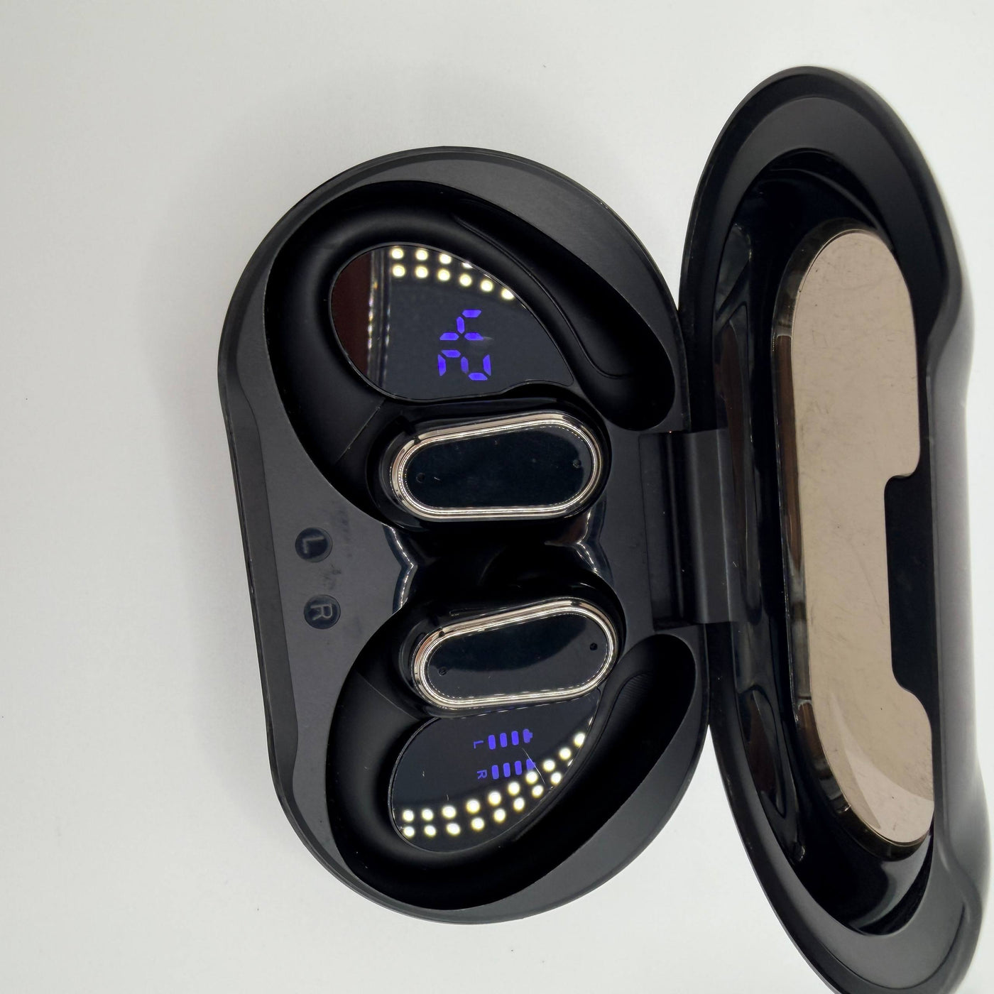 Earbuds Wireless Sport 50H Playtime Bluetooth 5.4 Headphones Mic Earhooks