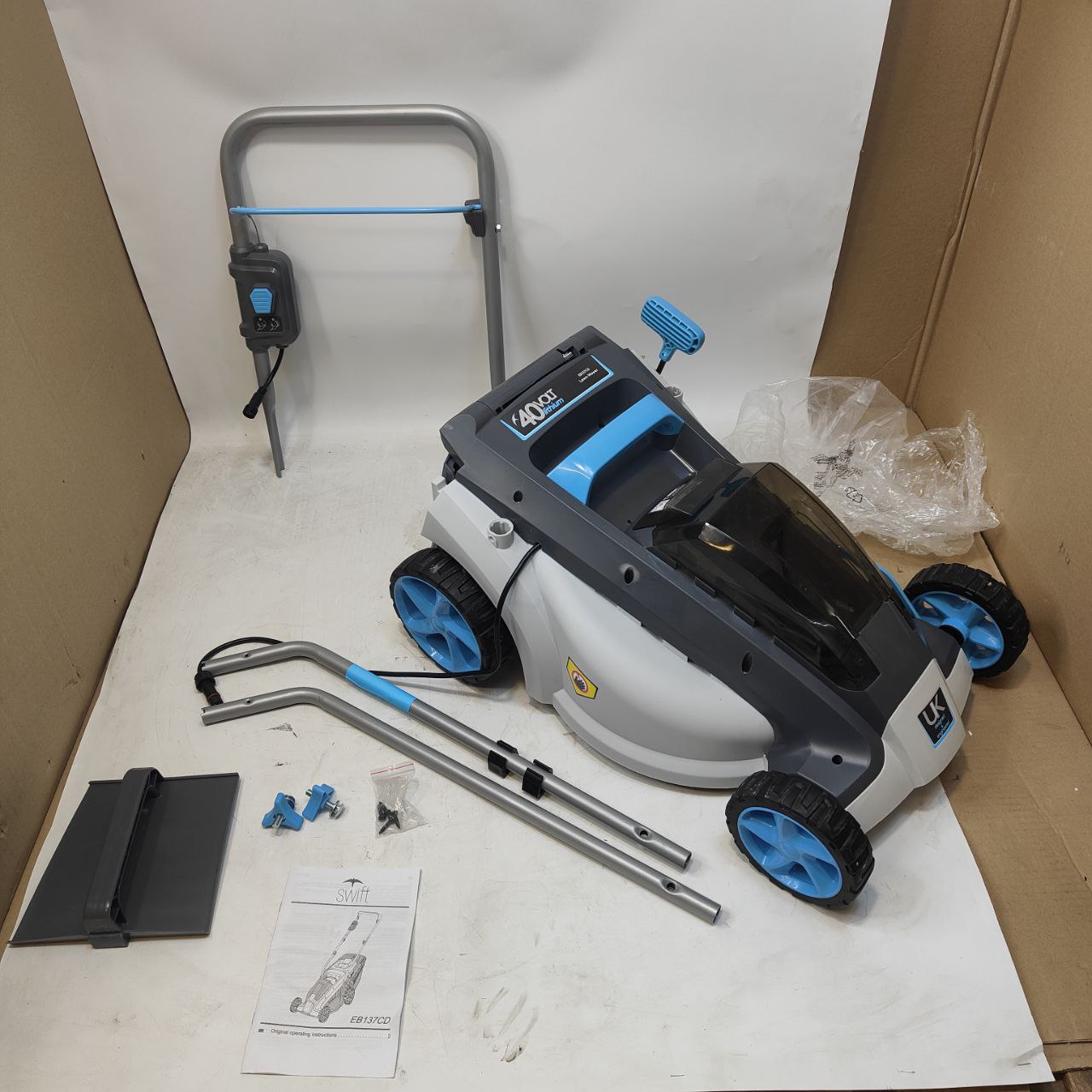 Swift EB137CD 40V Cordless Lawnmower – Body Only (Faulty)