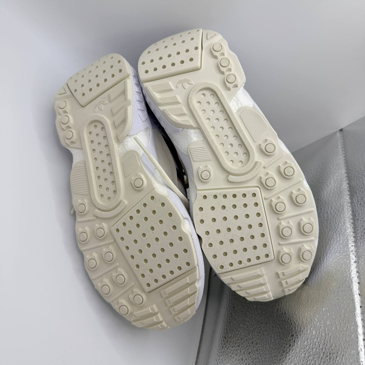 Adidas Originals Womens Trainers ZX 22 Boost White Blue Size UK 4 (EU 36.5)