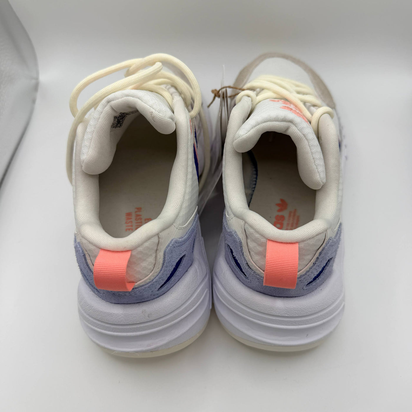 Adidas Originals Womens Trainers ZX 22 Boost White Blue Size UK 4 (EU 36.5)