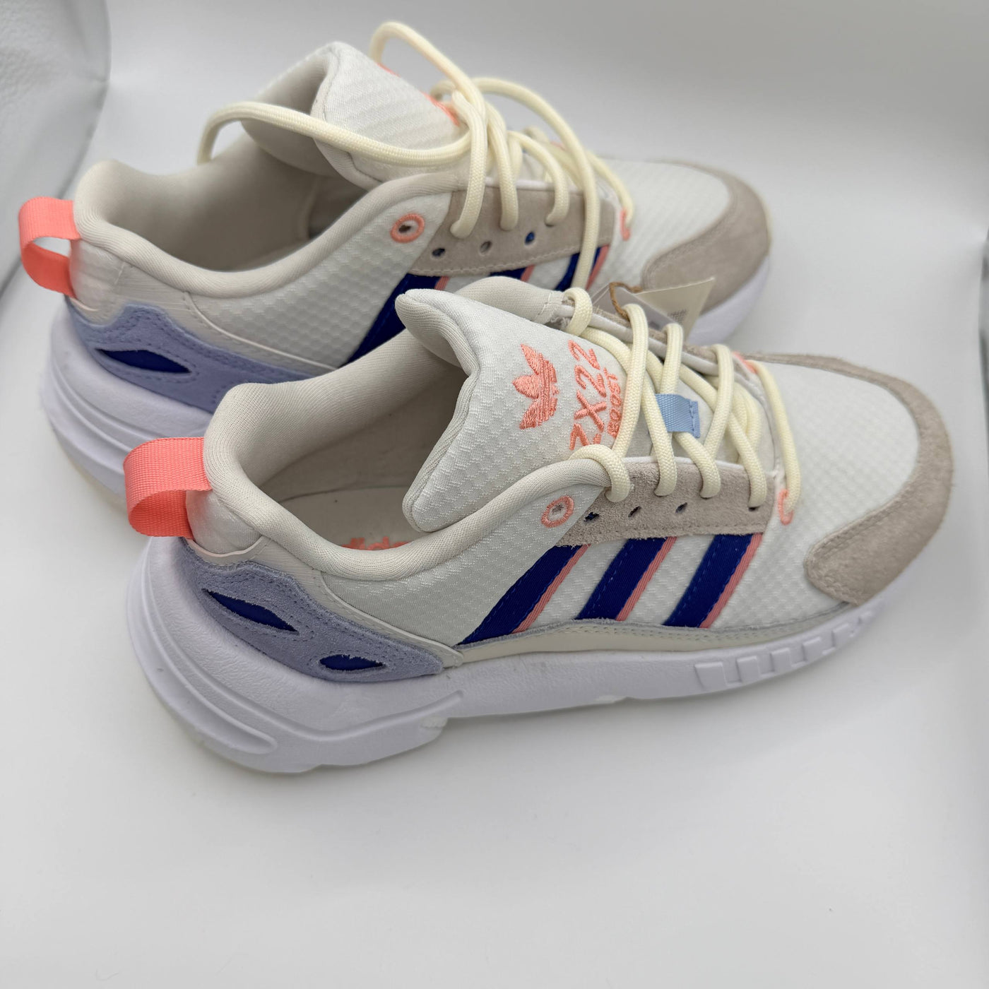 Adidas Originals Womens Trainers ZX 22 Boost White Blue Size UK 4 (EU 36.5)