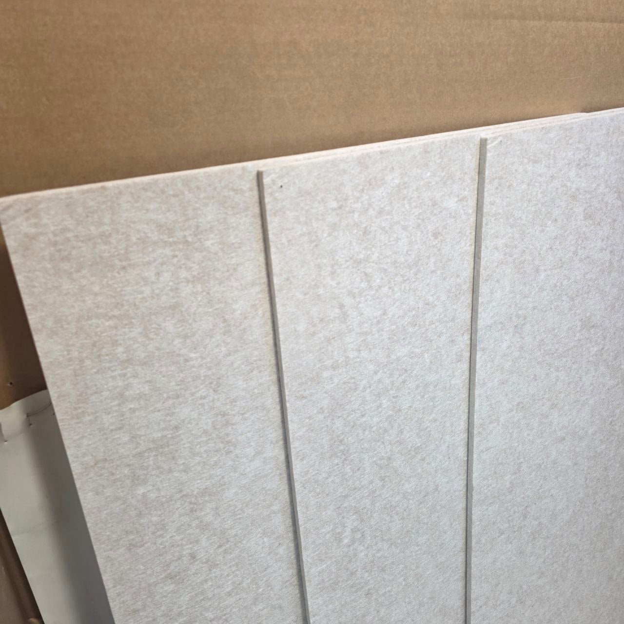 Acoustic Panels 3 Pack Large Soundproof Wall Panels 116x58cm Natural AudioSilk