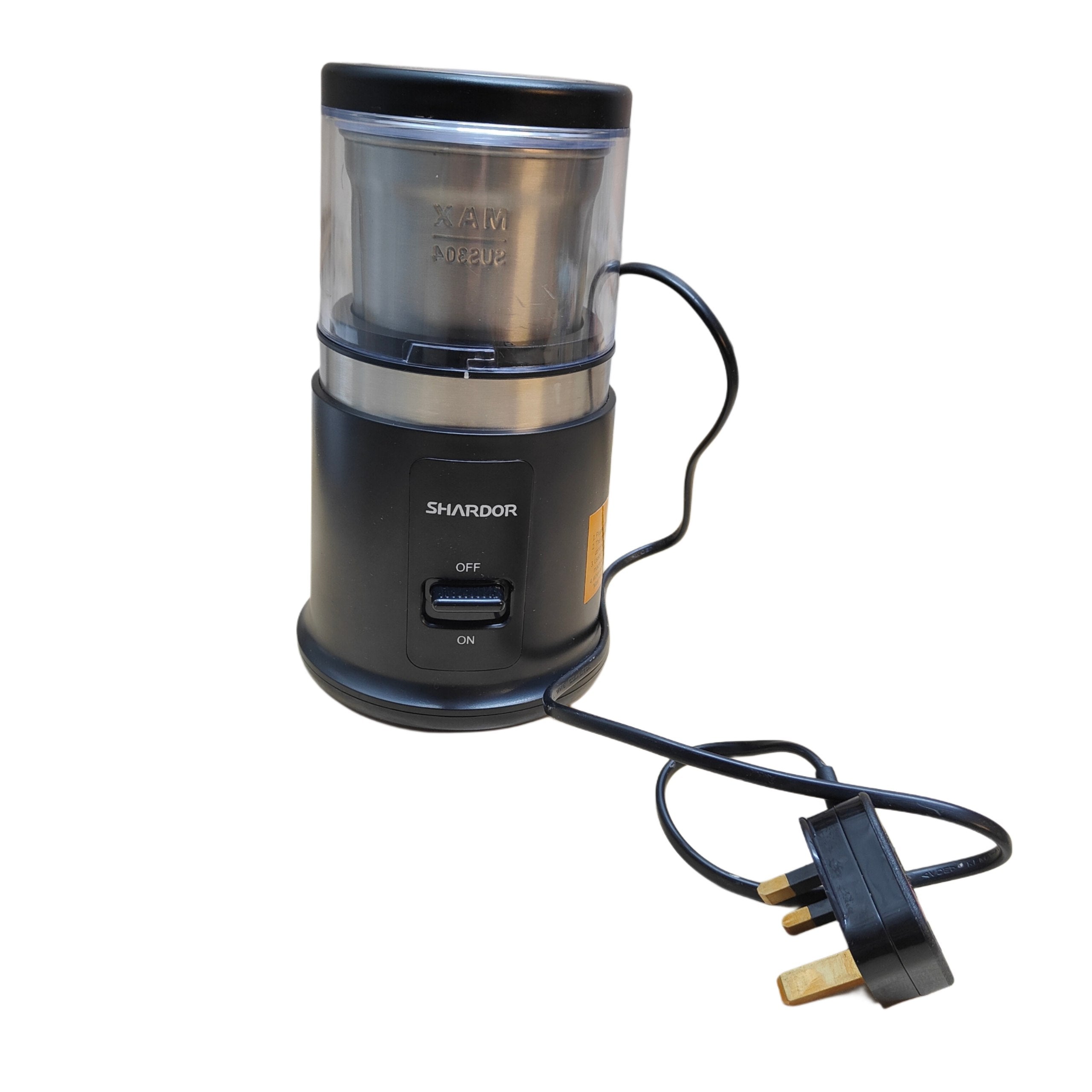 Electric Coffee Grinder 75g with Removable Stainless Steel Bowl SHARDOR