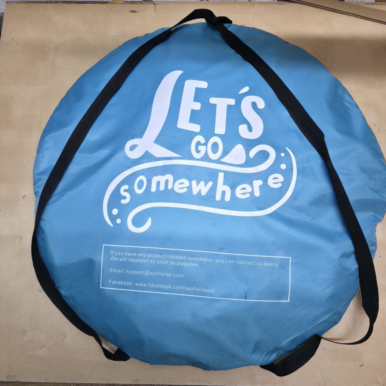 Pop Up Beach Tent 3-4 Person UPF 50+ Sun Shelter Portable Ventilated WolfWise