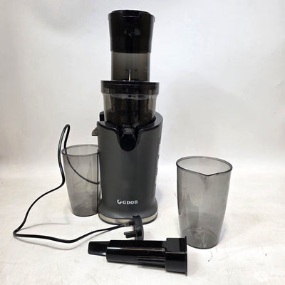 Cold Press Juicer Slow Masticating Wide Mouth 89mm High Yield BPA Free GDOR