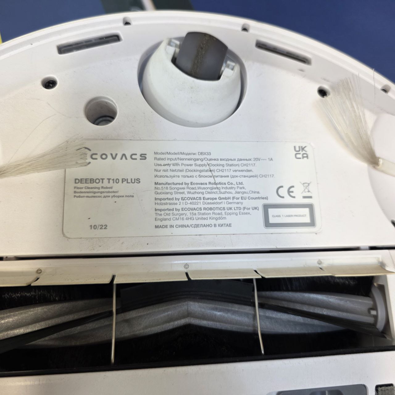 ECOVACS DEEBOT T10 PLUS Robot Vacuum Cleaner Auto-Empty Station 3000 Pa