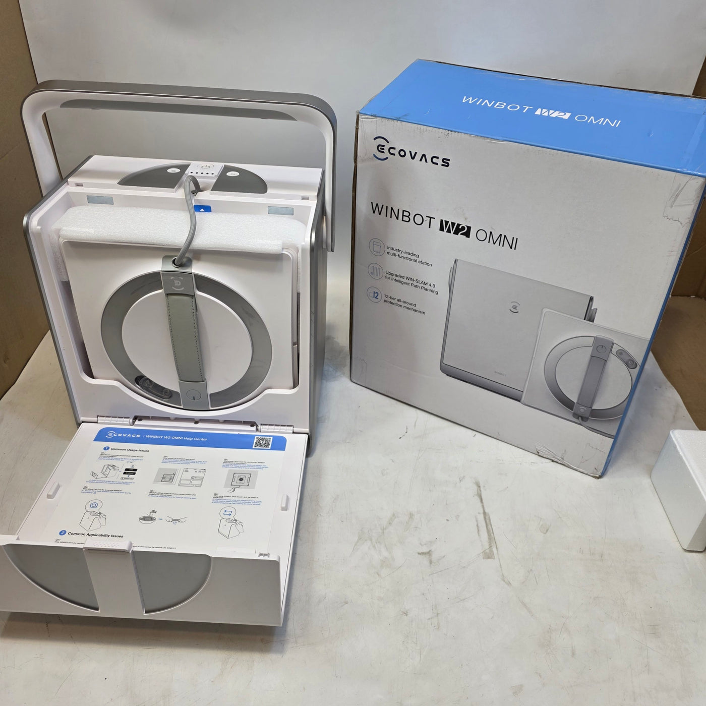 Window Cleaning Robot Glass Cleaner Edge Cleaning Spray System ECOVACS