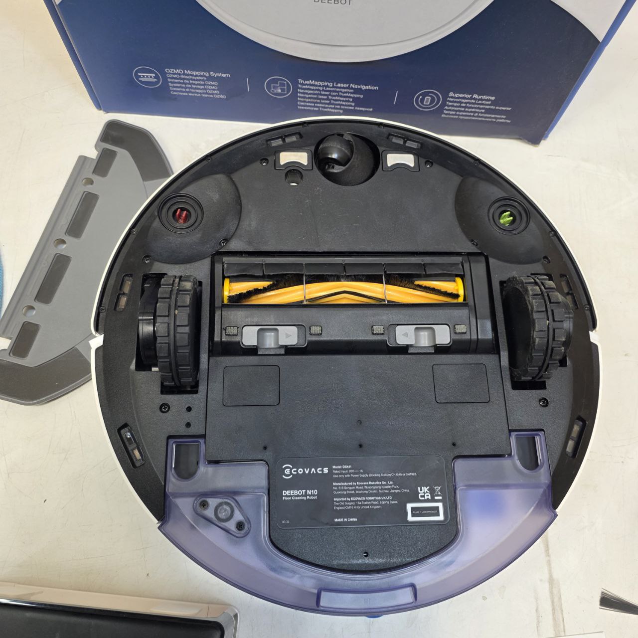 Robot Vacuum Cleaner Mop 4300Pa TrueMapping 2.0 ECOVACS DEEBOT N10