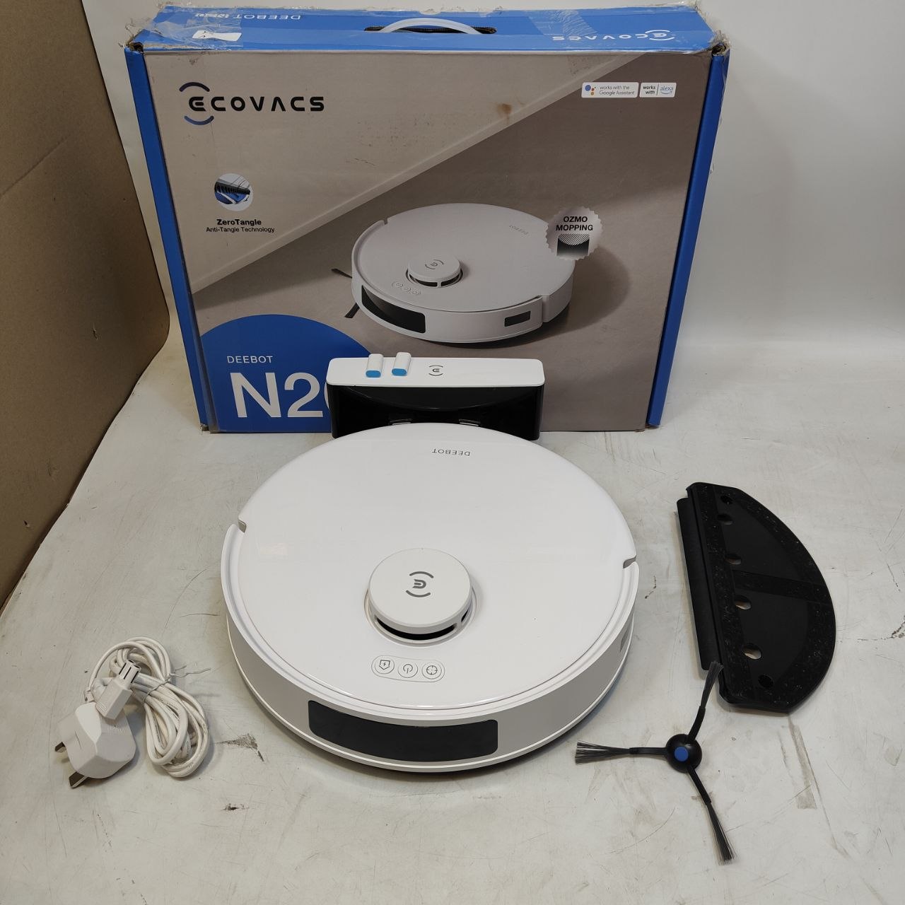 ECOVACS DEEBOT N20 Robot Vacuum with Mop, 8000Pa, 300 Min Runtime, Anti-Tangle