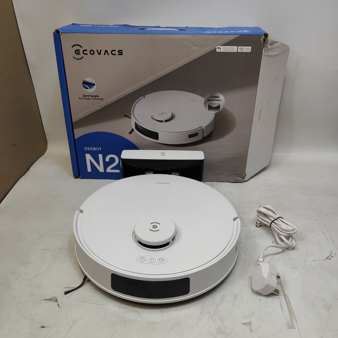 ECOVACS DEEBOT N20 Robot Vacuum with Mop, 8000Pa, 300 Min Runtime