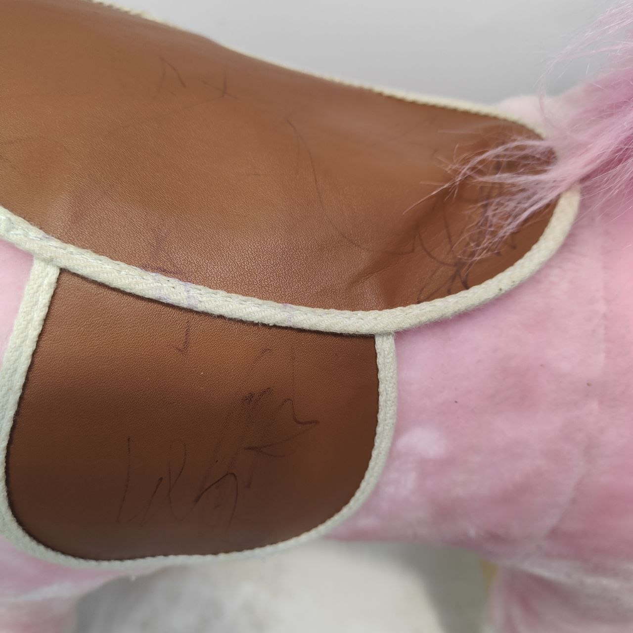 Kids Rocking Horse Plush Ride On Toy Sound Moving Mouth 3-6 years HOMCOM