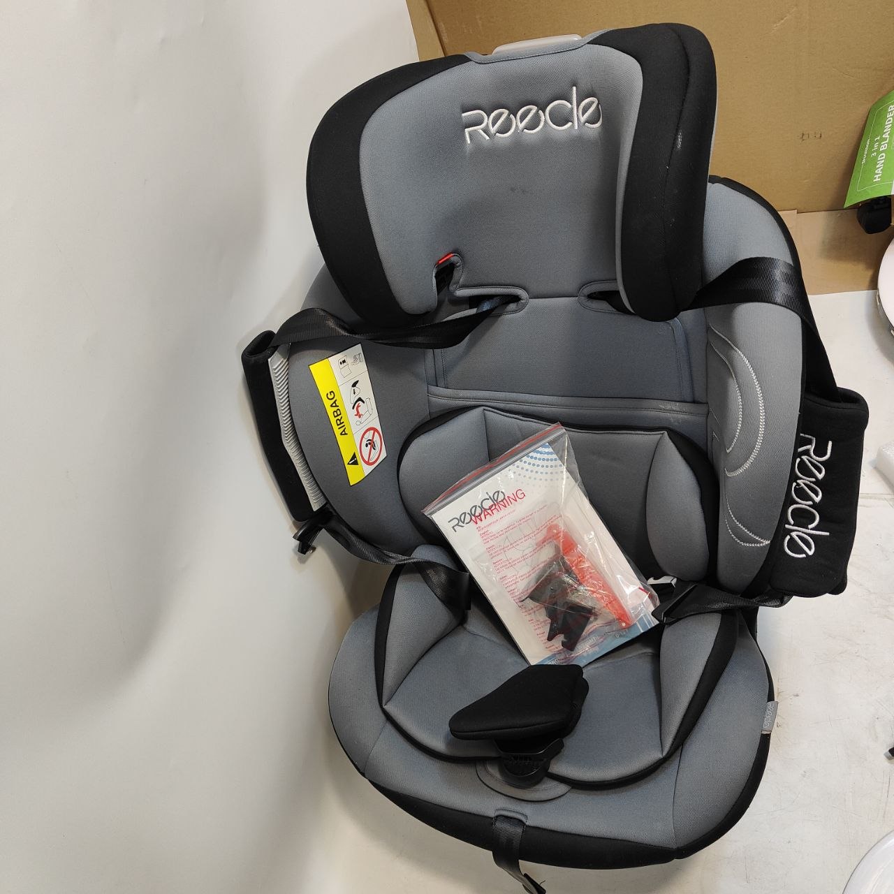 Baby Car Seat 360 Swivel ISOFIX 0-36kg Group 0-1-2-3 Reecle