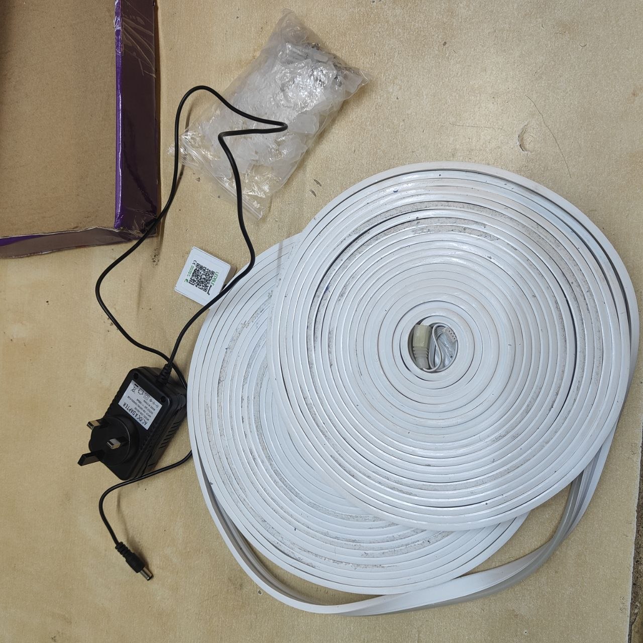 LED Neon Strip Lights 20M RGB Waterproof Flexible Rope Light with APP segrass