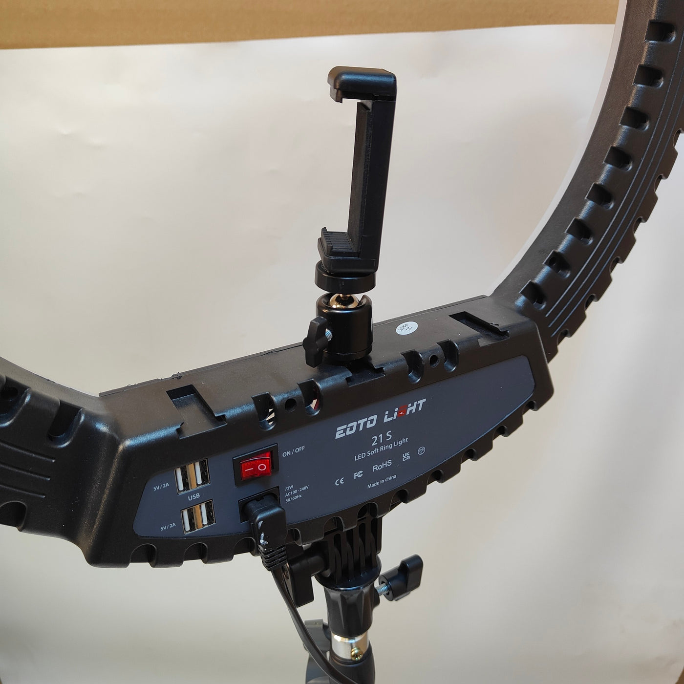 LED Ring Light 21 in with Tripod  Touch Panel for Video makeup EOTO