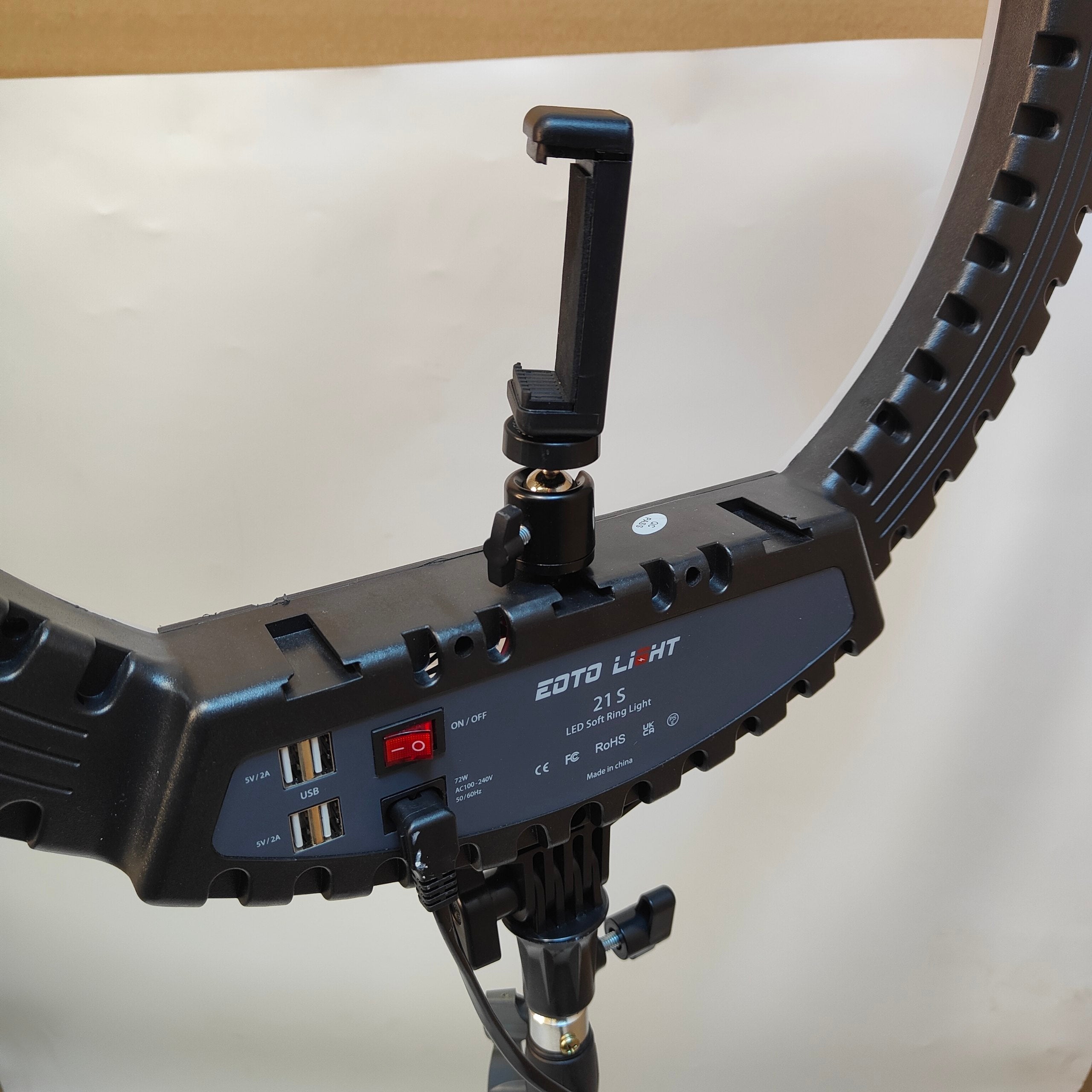 LED Ring Light 21 in with Tripod  Touch Panel for Video makeup EOTO