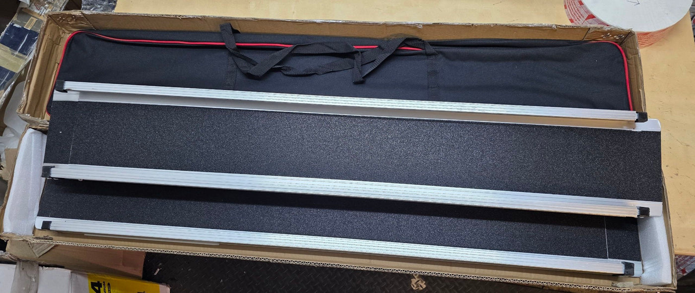 Wheelchair Ramps 7FT Telescopic Portable Mobility Scooter gardhom
