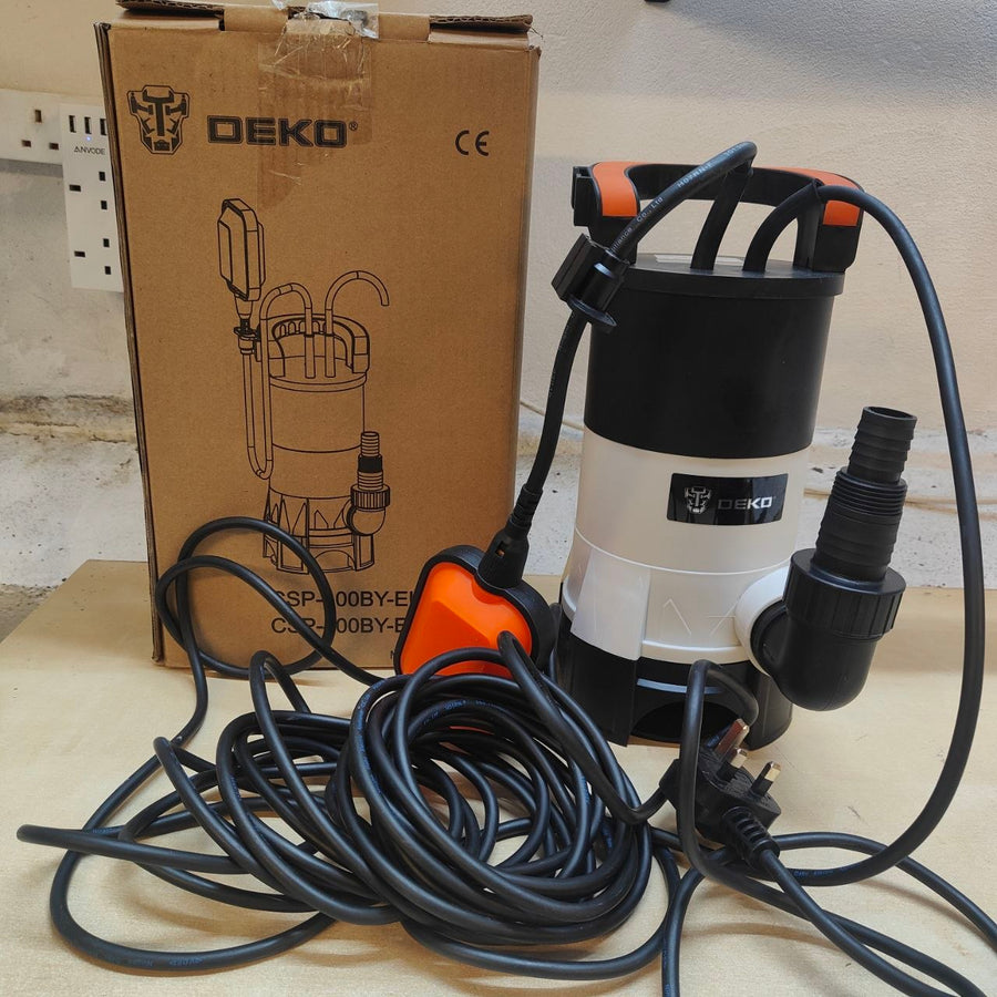 Submersible Water Pump 400W 8000L/h Float Switch Garden Pool DEKO Electric