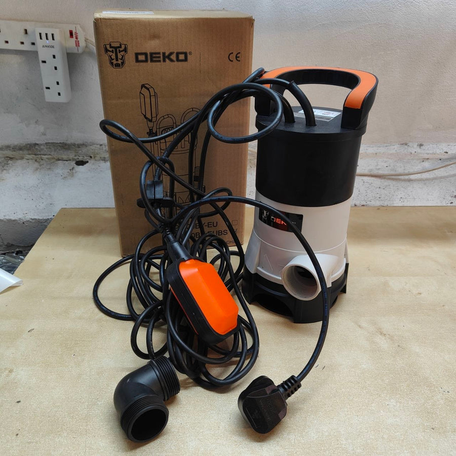 Submersible Water Pump 400W 8000L/h Float Switch Garden Pool DEKO