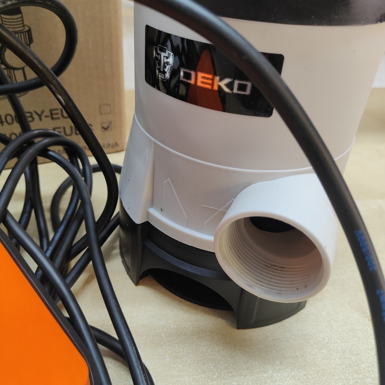Submersible Water Pump 400W 8000L/h Float Switch Garden Pool DEKO