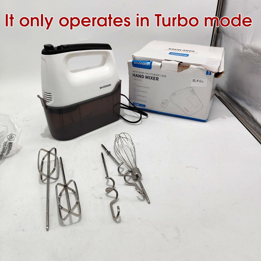 Electric Hand Mixer 400W Only Turbo Copper Motor SHARDOR Whisk
