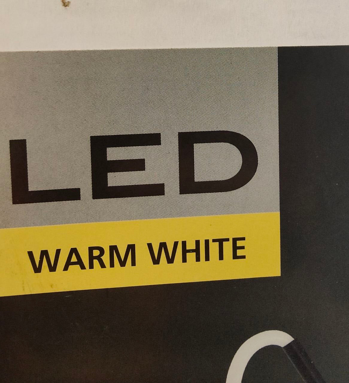 LED Arc Floor Lamp Warm White Black Modern Standing Light 160H cm Egidonella