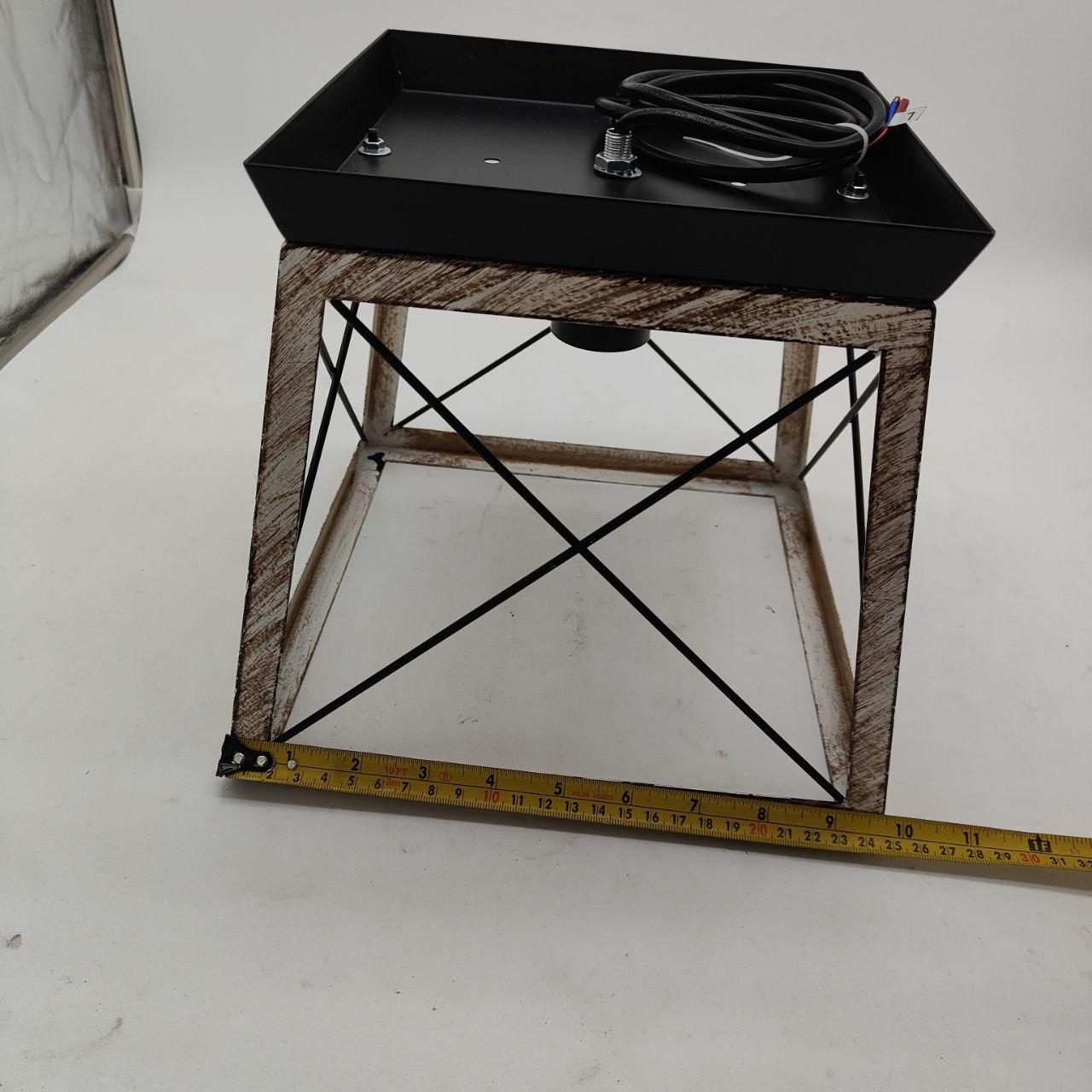Industrial Flush Mount Ceiling Light Bronze Farmhouse 1 Light Fixture Ganeed