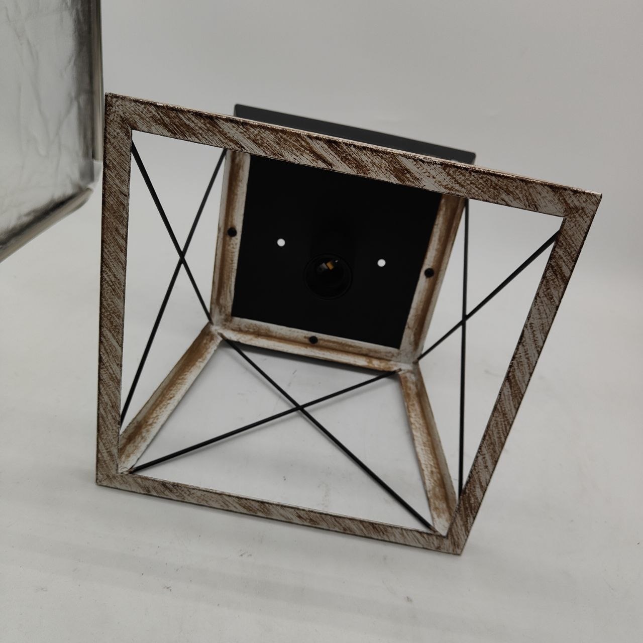 Industrial Flush Mount Ceiling Light Bronze Farmhouse 1 Light Fixture Ganeed