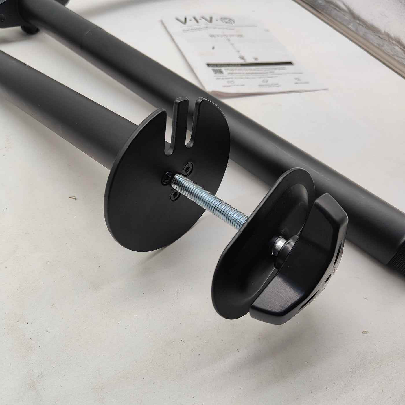 Dual Monitor Stand 27 Inch Extra Tall 39 Inch Pole Adjustable VIVO