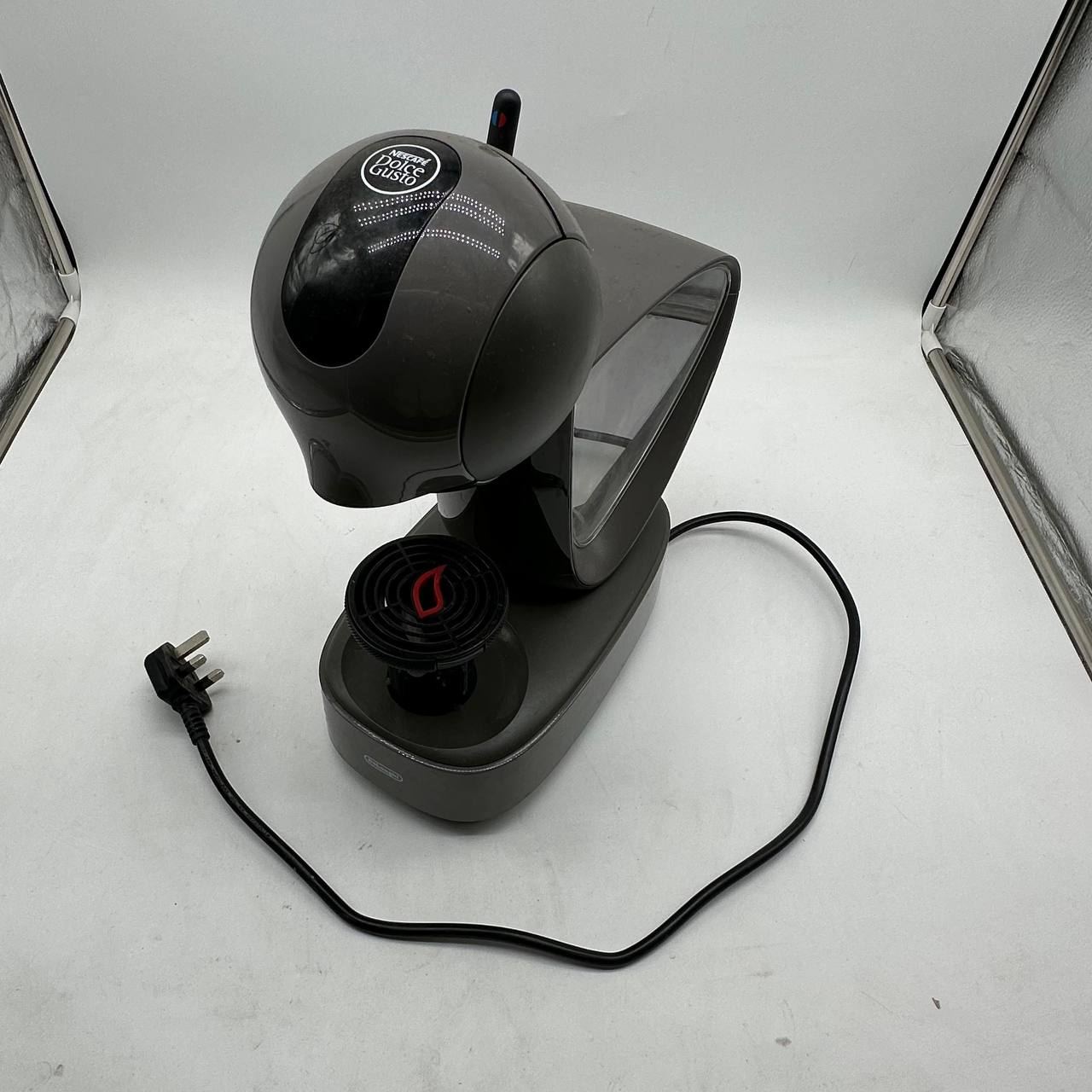 Pod Coffee Machine 1.2L Espresso Cappuccino DeLonghi Dolce Gusto Infinissima GREY