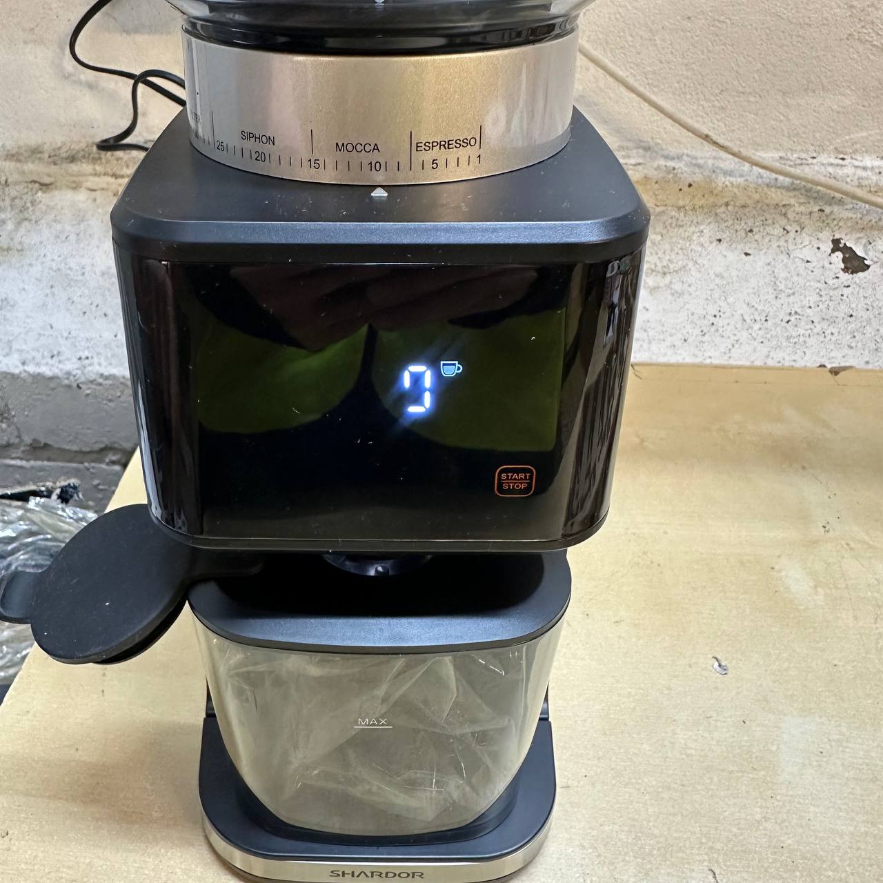 Conical Burr Coffee Grinder Electric 51 Settings Timer Touchscreen SHARDOR Coffee