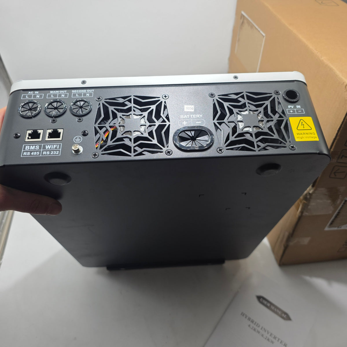 Solar Hybrid Inverter 6.2KW MPPT 120A 24V 48V WiFi Off Grid Y&H 6500W