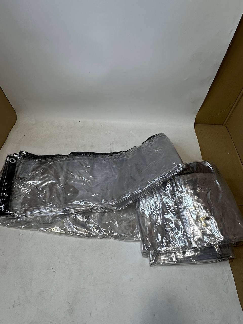 Transparent Tarpaulin 4x5m 420gsm Heavy Duty Clear Vinyl Waterproof Outdoor Tarp