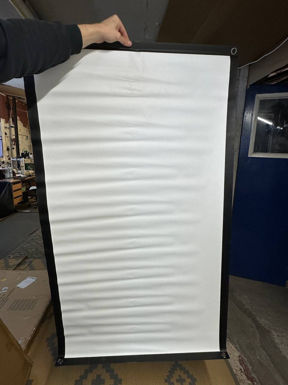 Projector Screen 60 Inch 16:9 Aluminium Frame Portable Outdoor Cinema Stand