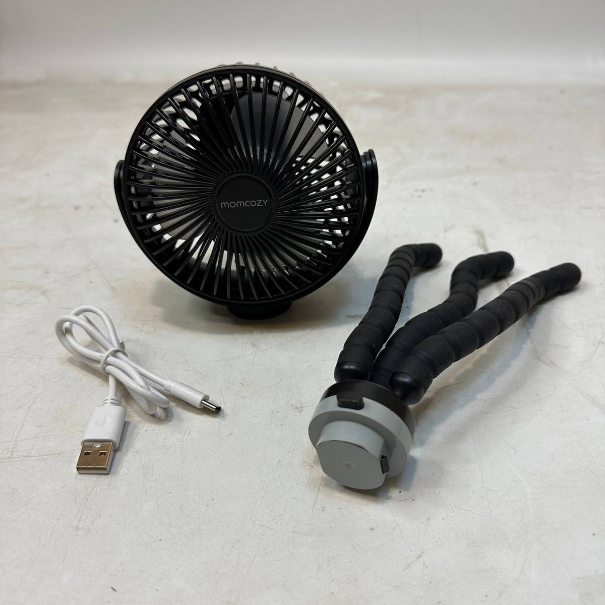 Portable Pram Fan 8000mAh USB Rechargeable 27H Battery Stroller Fan Momcozy Baby