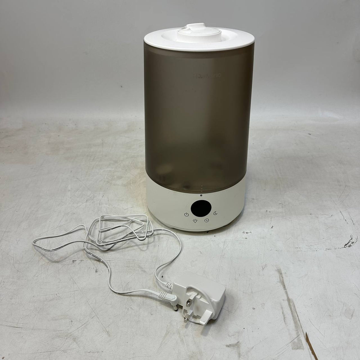 Cool Mist Humidifier 3.6L Top Fill 34H Quiet 16dB Nursery Light Homvana White