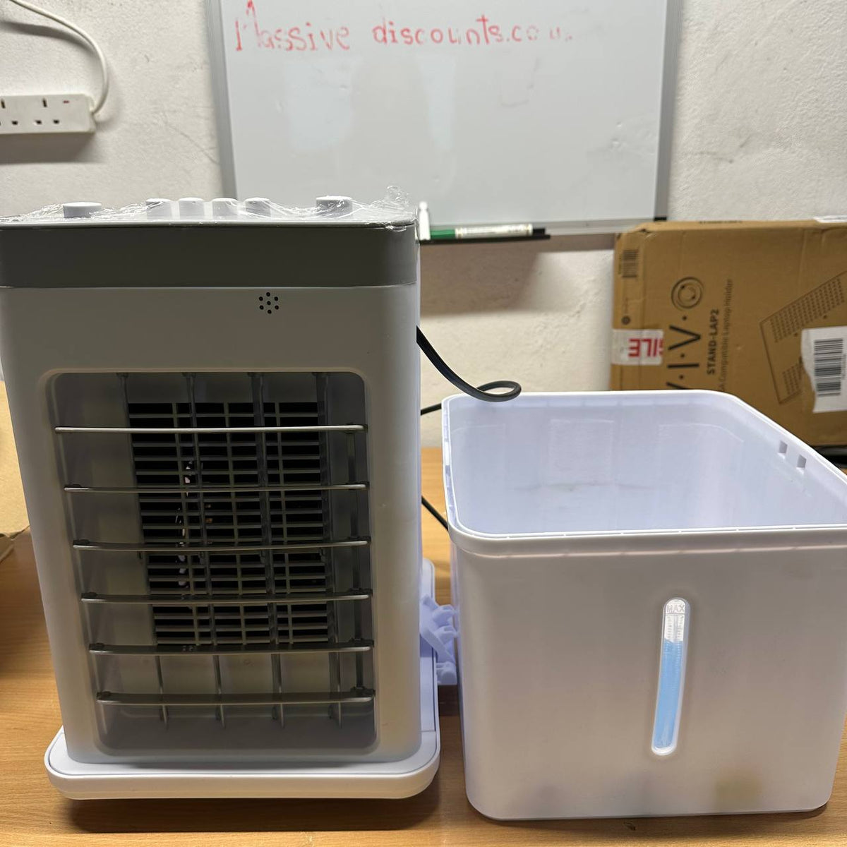 Portable Air Cooler 12L 3 in 1 70W 3 Speed 60° Oscillation Quiet Cooling Fan