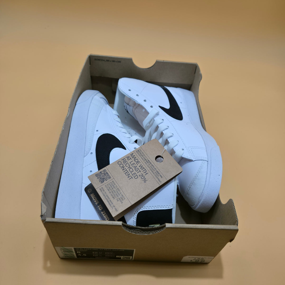 Nike Blazer Mid ’77 Next Nature Women’s White Black DO1344-101