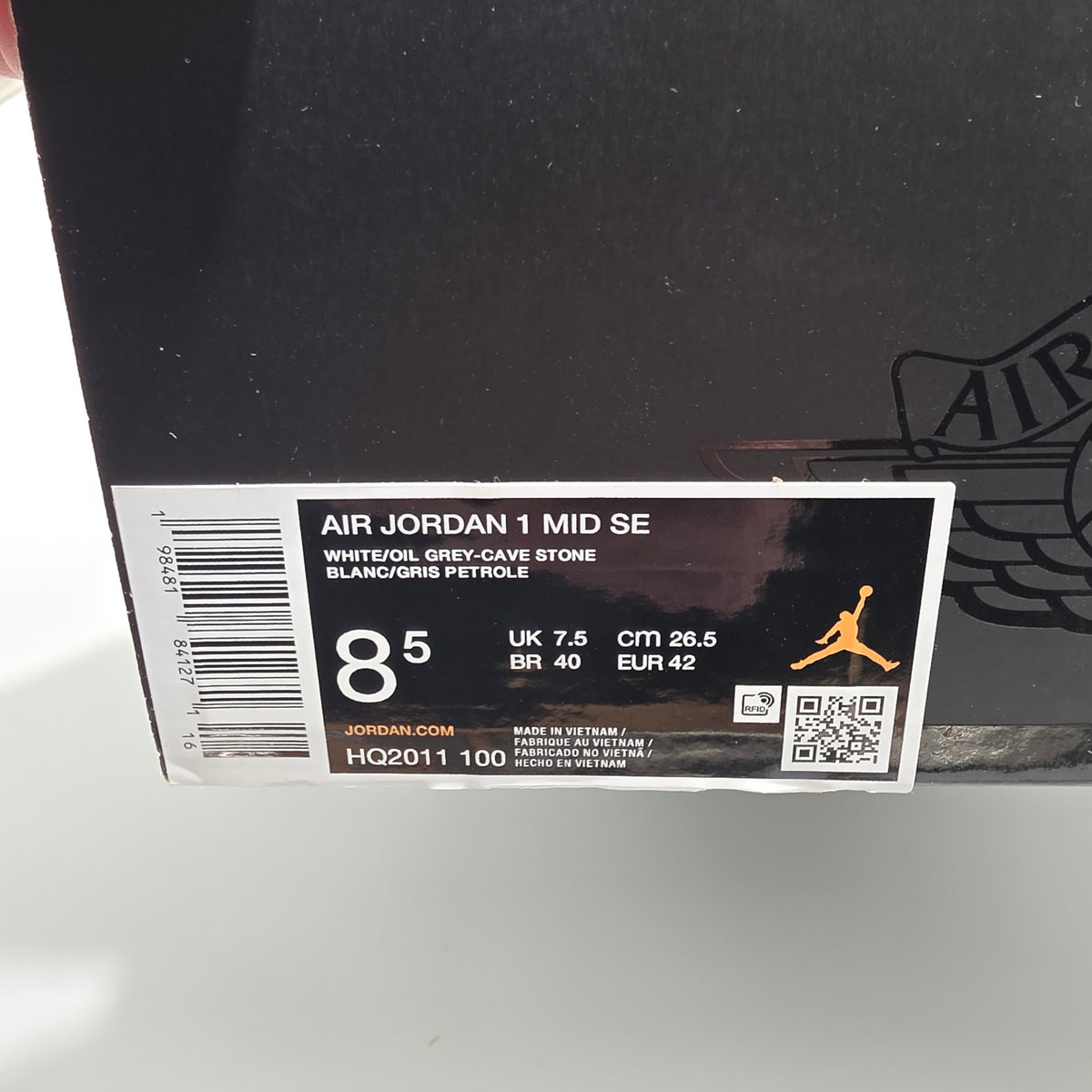 Air Jordan 1 Mid SE Men’s Trainers Cave Stone White HQ2011-100