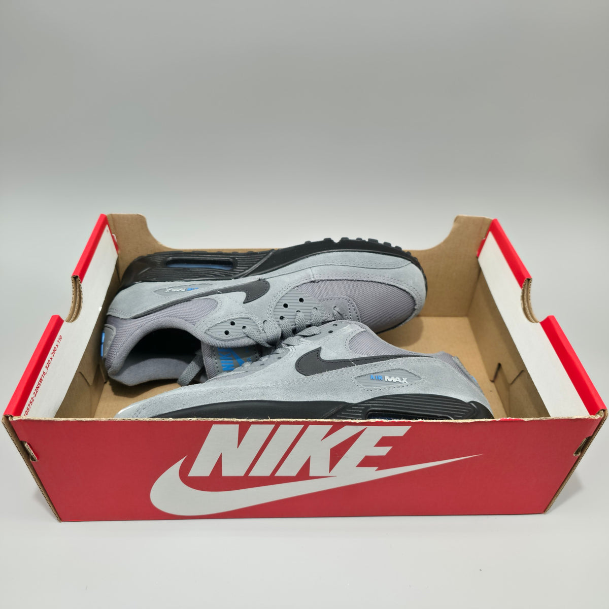 Nike Air Max 90 Men’s Trainers Smoke Grey Light Photo Blue DO6706-002